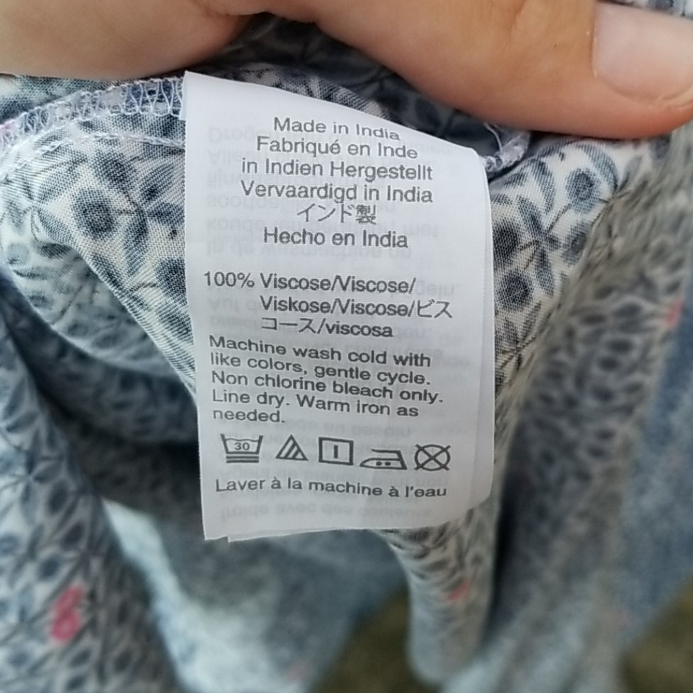 J Crew Mercantile High-Low Ruffle Hem Wrap Dress - Picture 6 of 7